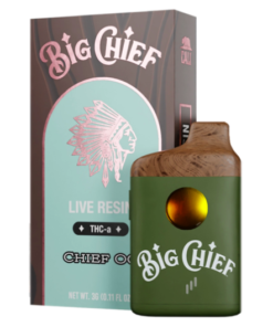 Big Chief OG Live Resin THC-a Disposable Vape | 3G (Indica)