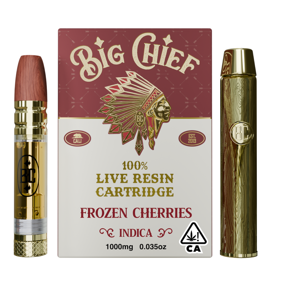 Big Chief Frozen Cherries - Live Resin Cartridge & Battery Kit All-In-One Big Chief Frozen Cherries - Live Resin Cartridge & Battery Kit All-In-One