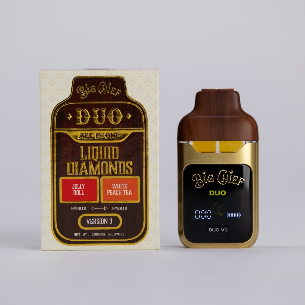 Big Chief V3 Jelly Roll × White Peach Tea DUO Liquid Diamonds All-In-One